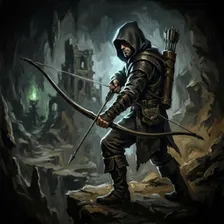 Rogue Surveyor, a archer of Oxbridge in Vireldan Idle