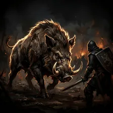 Boar, a brute of Oxbridge in Vireldan Idle
