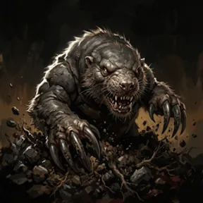 Burrow Mauler, a brute of Vireldan