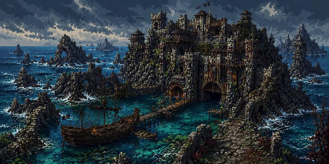 Calewren Reef Fortress, a dungeon in Vireldan Idle