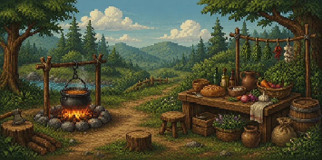 Cooking in Vireldan Idle