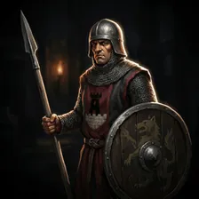 Cathedral Guard Trialist, a soldier of Darrenton in Vireldan Idle