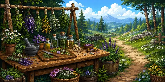 Herbalism in Vireldan Idle