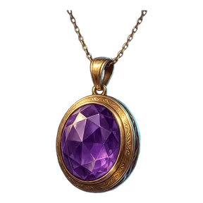 Gold Amulet of the Ritualist Cut, an item in Vireldan Idle