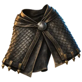 Masterwork Vanguard’s Scaled Leather Cloak, an item in Vireldan Idle