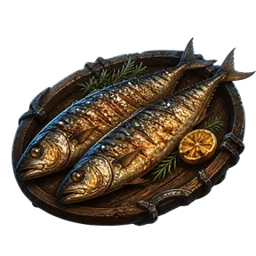Grilled Blue Mackerel, an item in Vireldan Idle