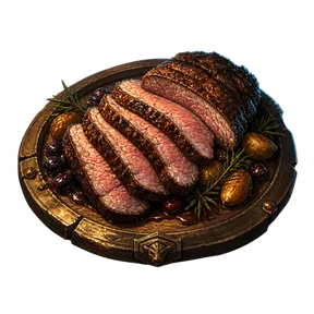 Masterwork Seared Boar Loin, an item in Vireldan Idle