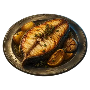 Masterwork Roast Halibut, an item in Vireldan Idle