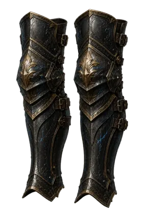 Lunarite Greaves, an item in Vireldan Idle