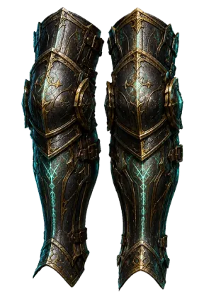 Rot-Fed Greaves, an item in Vireldan Idle