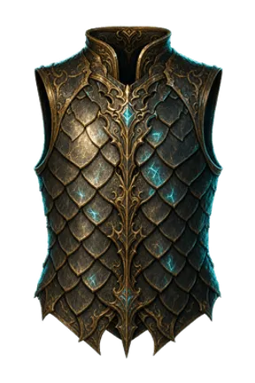 Masterwork Drakehide Vest, an item in Vireldan Idle