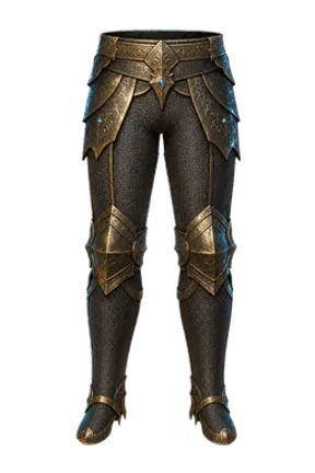 Masterwork Lunarite Chain Greaves, an item in Vireldan Idle