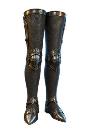 Masterwork Steel Chain Greaves, an item in Vireldan Idle