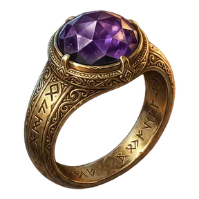 Gold Ring of the Ritualist Cut, an item in Vireldan Idle