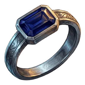 Platinum Ring of the Bullion Cut, an item in Vireldan Idle