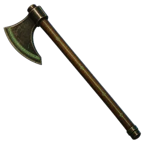 Solarite Axe, an item in Vireldan Idle