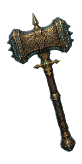Masterwork Solarite Maul, an item in Vireldan Idle