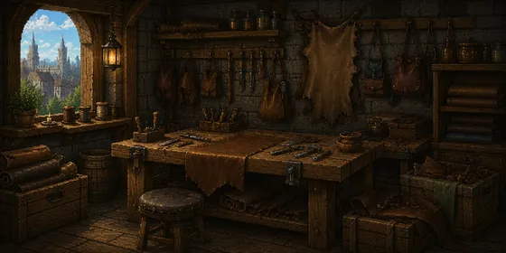 Leatherworking in Vireldan Idle