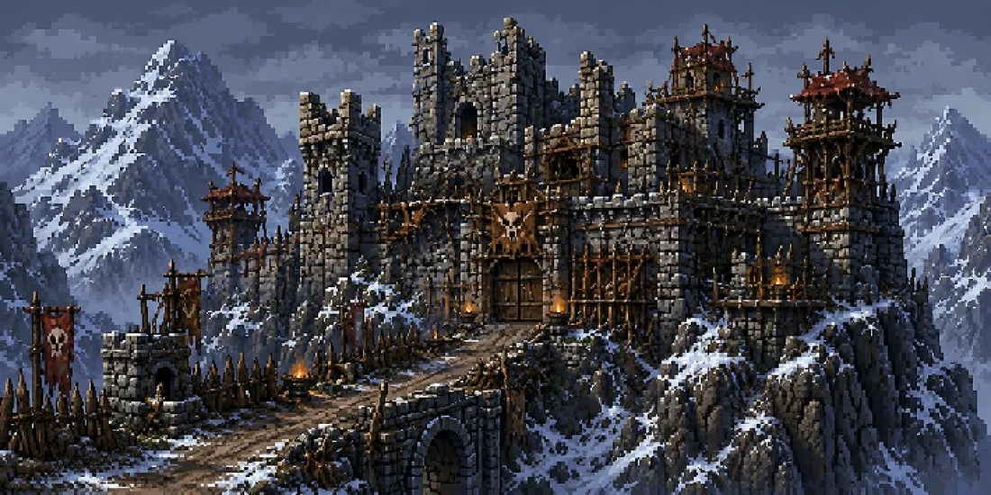 Northern Mountain Hold, a dungeon in Vireldan Idle