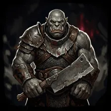 Orc Raider, a skirmisher of Threvin in Vireldan Idle