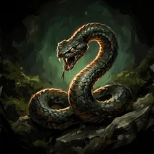 Stone Snake, a beast of Oxbridge in Vireldan Idle