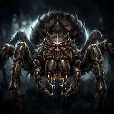 Grove Spider, a beast of Gildenmere in Vireldan Idle