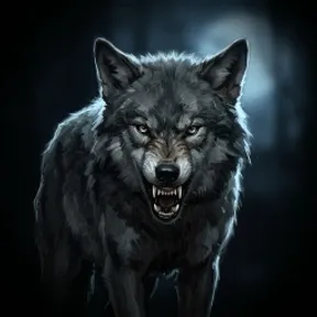 Blighted Wolf, a beast of Vireldan